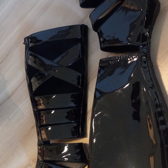 Pleaser Cut-out Gladiator Stiletto Boots - Picture 12 of 12